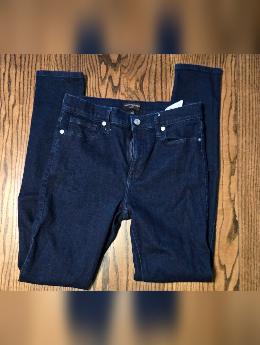 Banana Republic Skinny Dark Indigo Jeans
